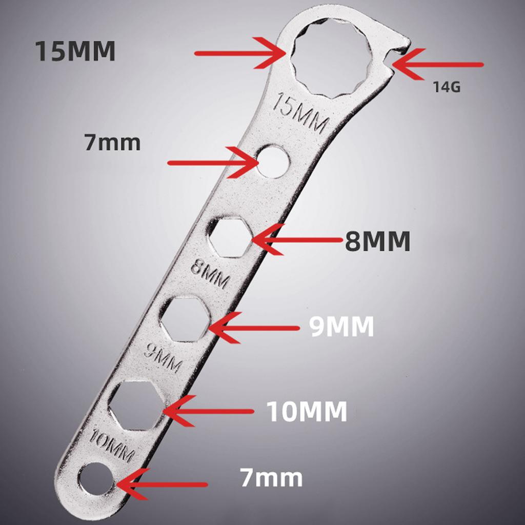 Bicycles Spoke Wrench Long Handle Bikes Spoke Wrench Spoke Tightening Correction Repair Tool Bikes Maintenance Wrench
