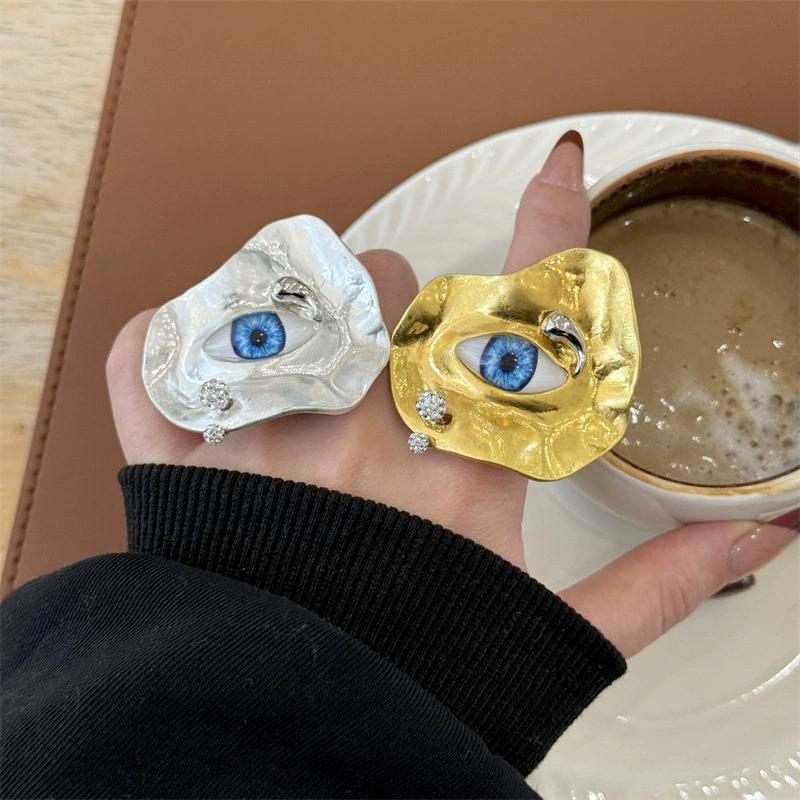 Neues Gesicht Öffnung Gleichgroßer Ring Persönlichkeit Machen Alter Augenring Modetrend Schmuck Zubehör Geschenk für Freunde