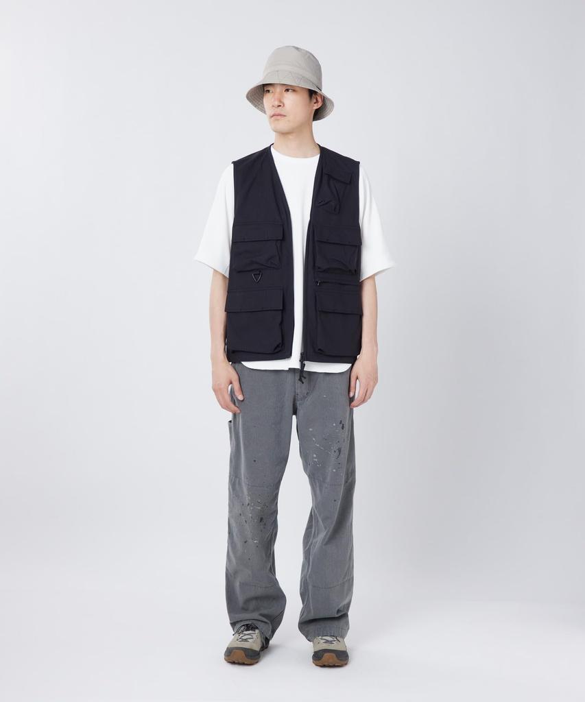 Snow Peak TAKIBI Herringbone Vest BLACK M VT-26SU003 (Men's/Women's Vest)