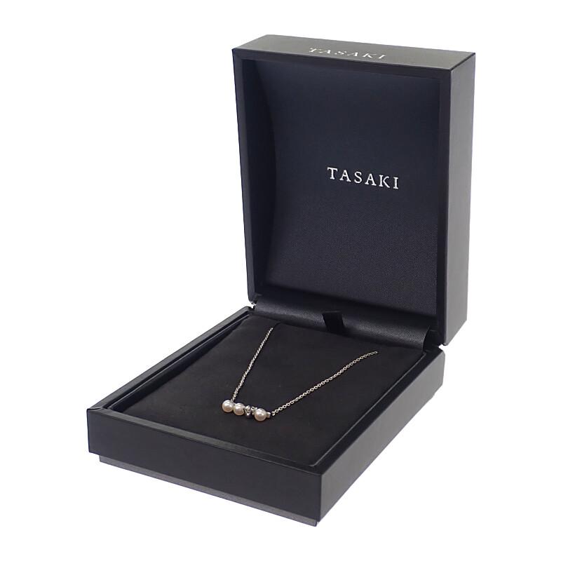 TASAKI  P-16743-3-18KWG Necklace K18 white gold/Akoya Pearl Women