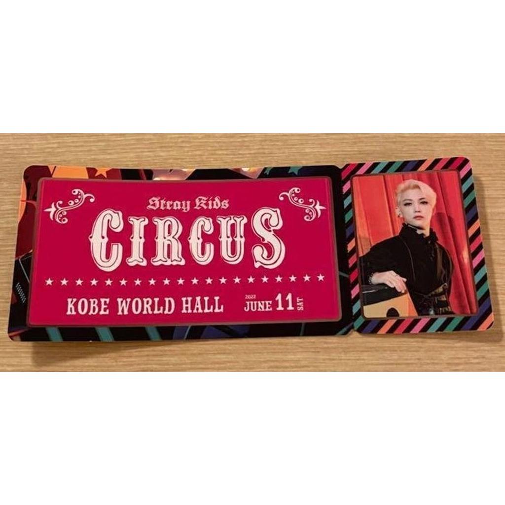Stray Kids CIRCUS Official picture ticket Sticker Japan Kobe venue June 11,12