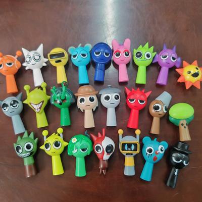 24 Stück 4,5 cm Lustige Sprunki Figuren Modell PVC Sprunki Spiel Action & Spielzeugfiguren
