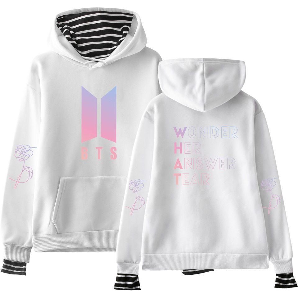 Kpop Love Yourself Bts Bangtan Boys Sweatshirt Hoodie Pocket Sweater Unisex