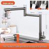 Robinet de cuisine pliable TLXT en acier inoxydable pour eau chaude et froide