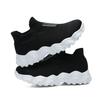 Platform Children High Top Sock Shoes Knit Breathable Boys Slip On Sneaker Casual Sports Lightweight Tennis Shoes for Boy Girls