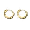 Japanischer Minimalistischer Leichter Luxus Gedrehter Draht Ohr-Manschette Elegantes Linien-Design Knorpel-Ohrring Für Frauen Modeschmuck
