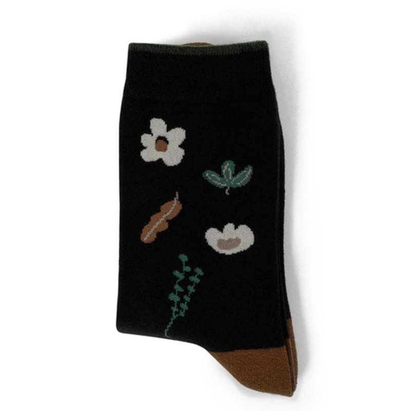 Abiruz Women's Flower Pattern Socks HM-69-WBT