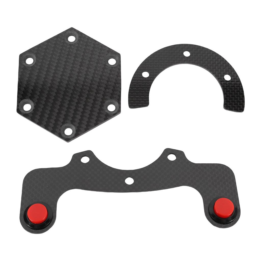 Steering Wheel Center Cap Kit High Strength Carbon Fiber 6 Hole Replacement VERTEX 6 Bolts Steering Wheels