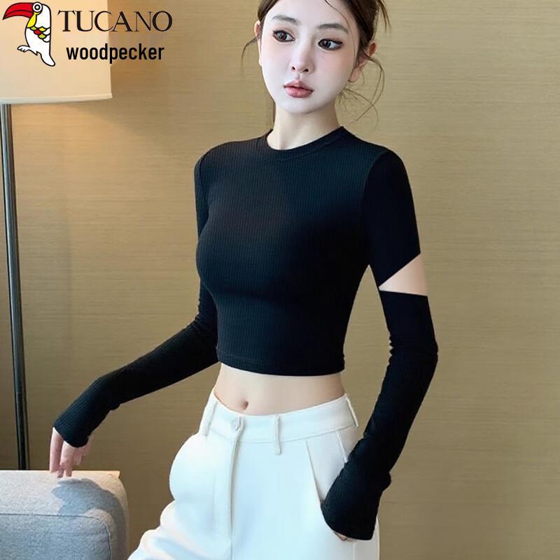 Woodpecker Women s Ribbed Mock Neck Slim Fit Long Sleeve Top L