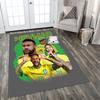 Neymar Brazil Celebration Rug for Living Rooms, Bedrooms, Home Décor, and As Gifts.