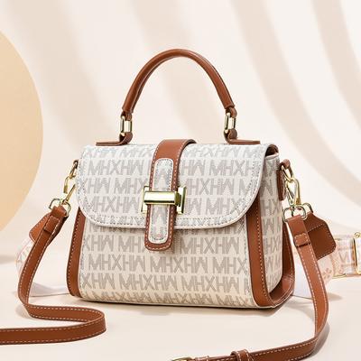 Nová přímá prodejní tištěná dámská taška Korejská móda Malá čtvercová taška Dámské ramenní crossbody tašky Dámská tištěná kabelka