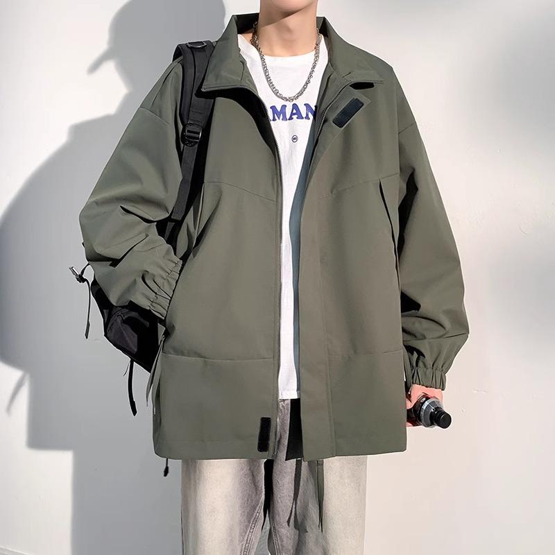 Hooded Jacket Men's Spring and Autumn New Casual Work Jacket Waterproof Jacket