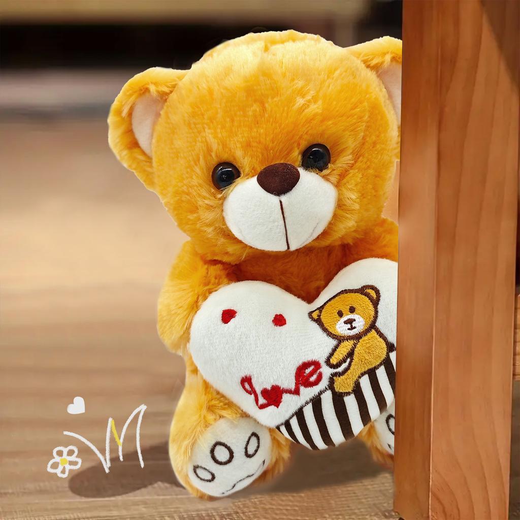Bear plush toys Love Bear Cute bear doll to express love Good Guy doll simulation animal birthday holiday gift