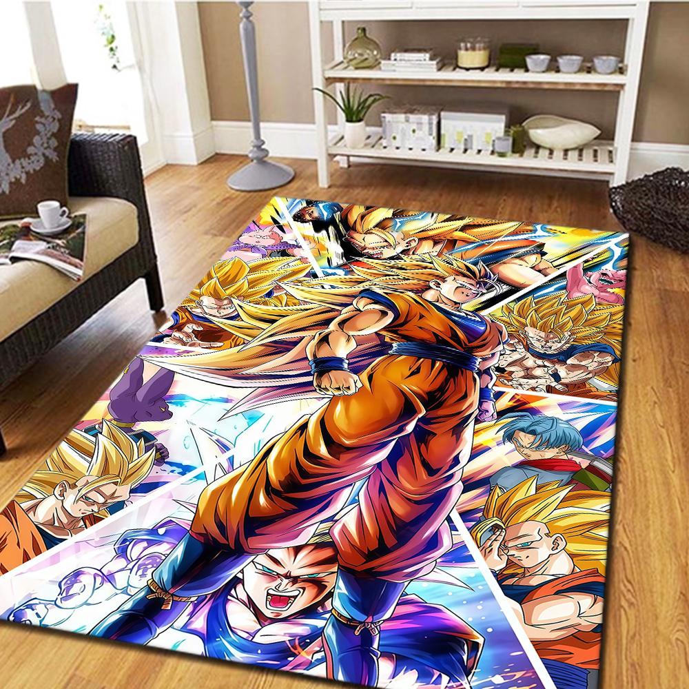 

Son Goku Carpet, Digital Printed Floor Mat for Living Room, Cool Movie Home Decor Rug, Bedroom Mat -HYQ18 60x90cm