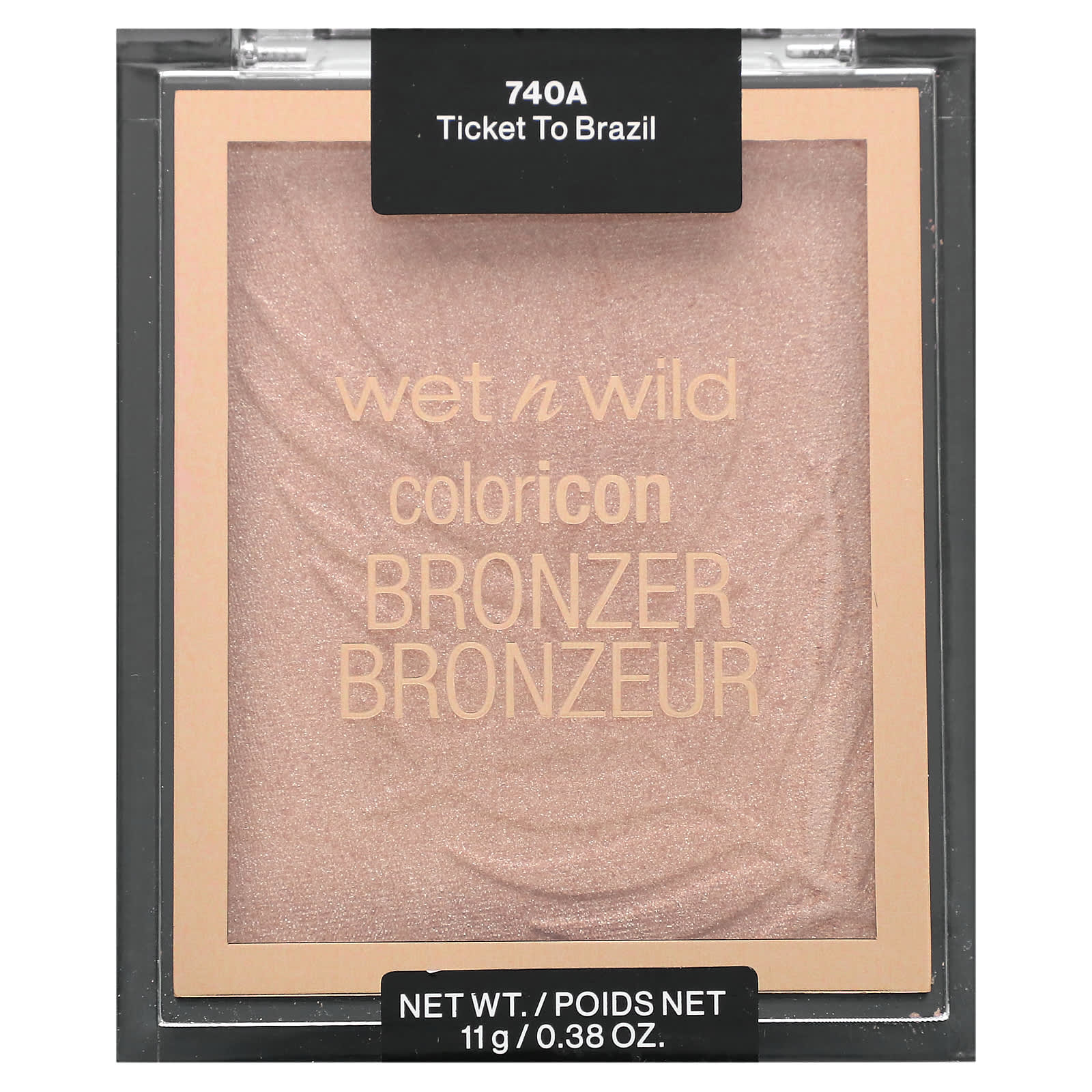 

wet n wild, Color Icon, бронзер, 740A билет в Бразилию, 11 г (0,38 унции)