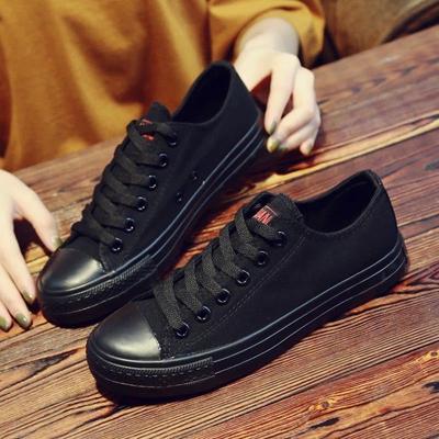 Autumn Fashion Sports Shoes for Women 2025 Spring Flat Tennis Running Women's Shoes Trend Sneakersy Canvas Casual Black White