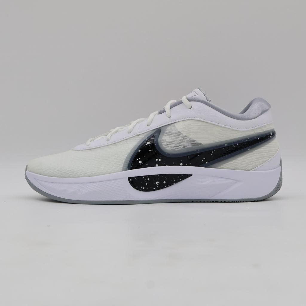 FJ7807-102 Nike Giannis Freak 6 White Black Wolf Grey (Men's)