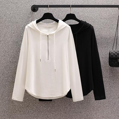 Einfarbiges, modisches Kapuzen-Sweatshirt für Damen, lässiges Oberteil mit Kordelzug