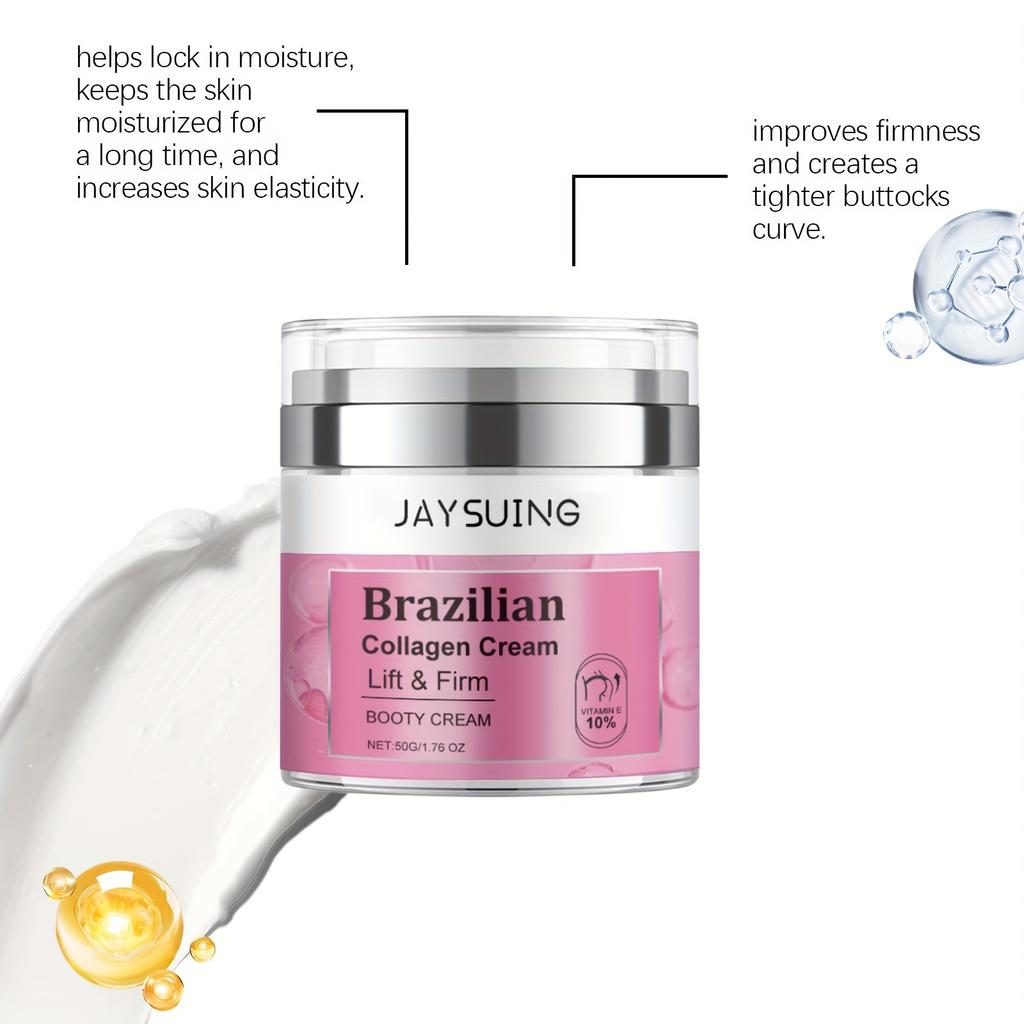 Jaysuing Kollagen Hoftestrammende Krem Forbedre Slapp Hud Øke Elastisiteten Form Perfekt Kontur Dyp Næring Oppstrammende Rumpe