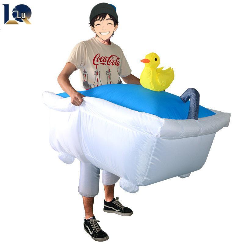 Aufblasbares Kackhaufen-Kostüm für Halloween, Cosplay und Partys