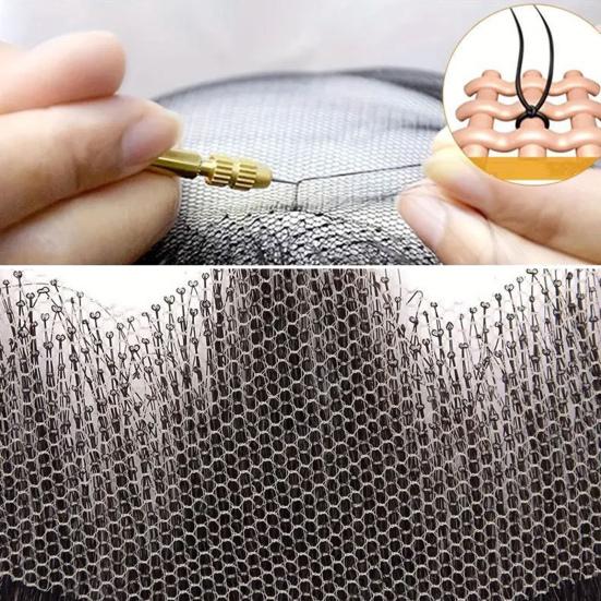 2Pcs Fake Beard Goatee Mustache Handmade Invisible Lace Facial Hair False Goatee Beard Halloween Dressing Men Makeup Drama Party Movie Prop