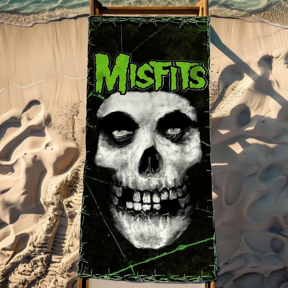 Music Towel Beach Towel Oversized Quick Dry Towel M-Misfitstry Absorbent BAND Soft cool Swim BeachTowels for Men Women