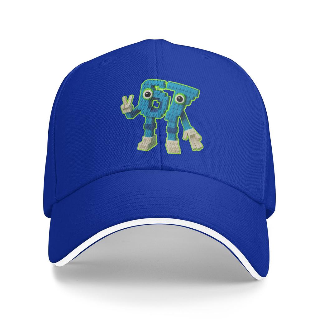 67 Meme Character Brainrot Casual Baseball Cap Summer Trucker Hat High Quality Outdoor Sports Hip Hop Hats Unisex Baseball Caps