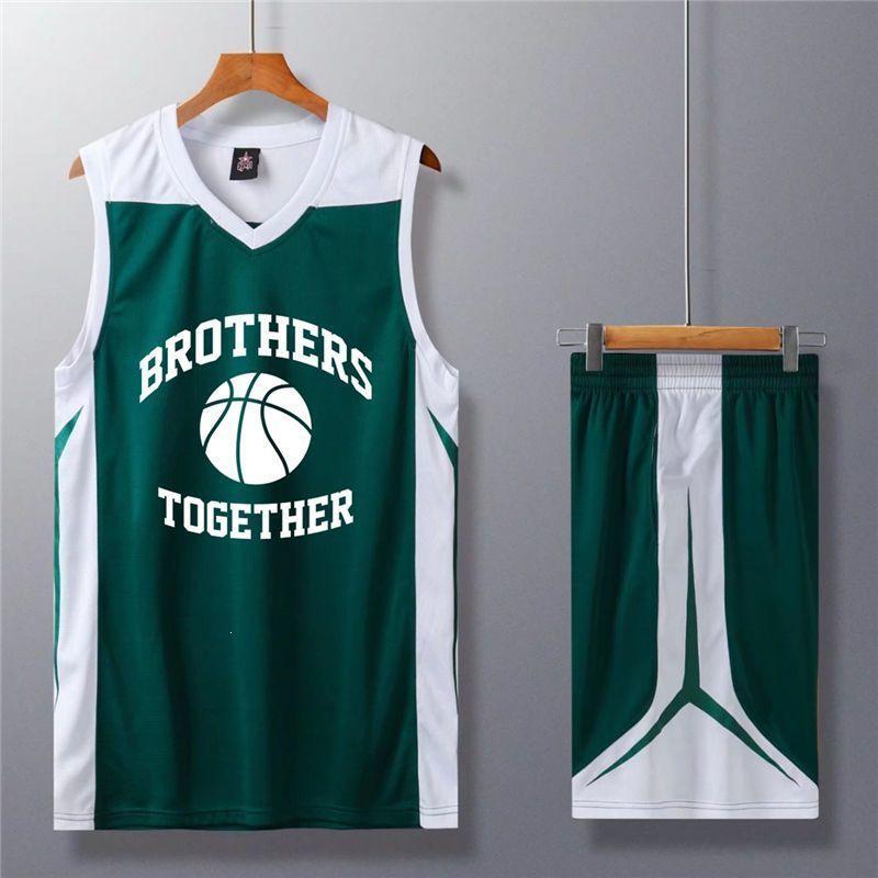 Set de Tricouri de Baschet cu Uscare Rapidă în Stil American pentru Bărbați - Vestă Sport de Vară