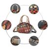 Hand-woven Genuine Leather Color-blocked Shell Bag Hand-held Crossbody Women's Bag