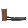 Handgrip Camera L Bracket Fit for   X E5 Camera Wooden Handle Aluminum Alloy Handgrip Quick Release L Plate