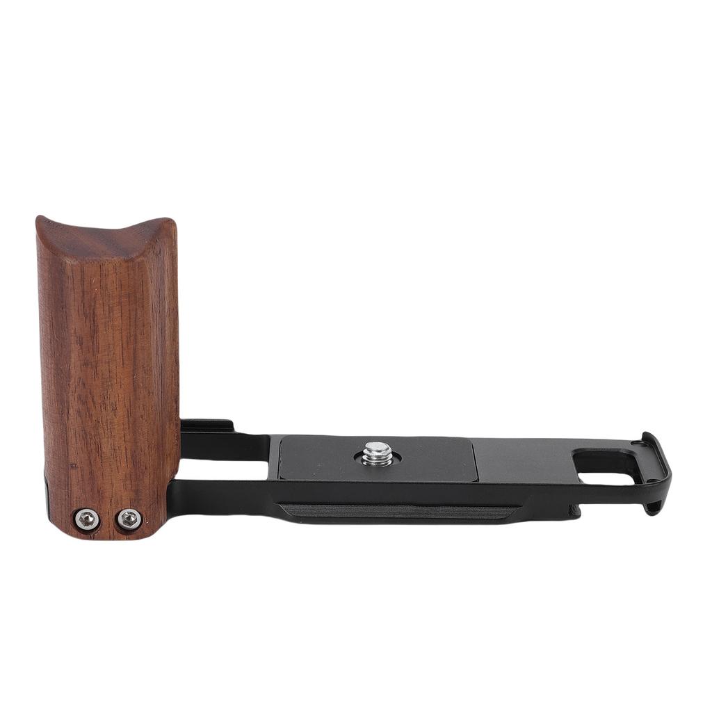 Handgrip Camera L Bracket Fit for   X E5 Camera Wooden Handle Aluminum Alloy Handgrip Quick Release L Plate