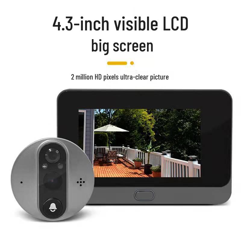 WiFi Smart Tuya Video Doorbell and Surveillance Camera with Remote Control and Wireless Connectivity