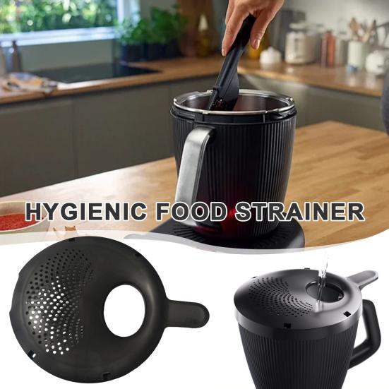 Pokrywka z filtrem odpływowym do Thermomix TM7 Praktyczna pomoc w nalewaniu i nasadka sitka z portem do uzupełniania Akcesoria kuchenne