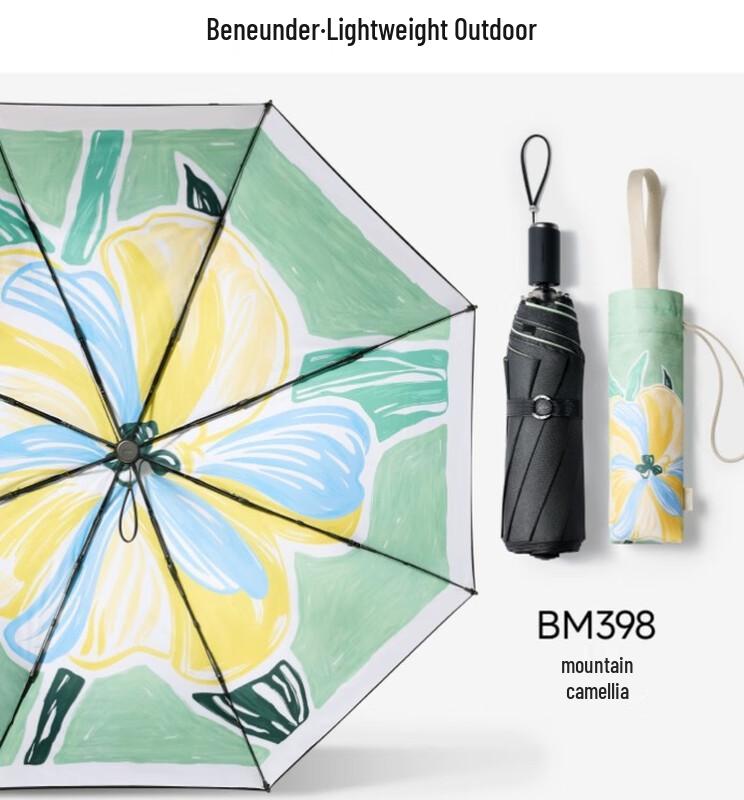 Beneunder UV Protection Three-Fold Umbrella