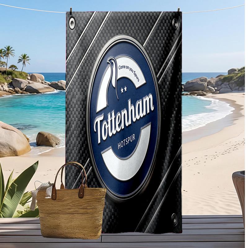 Tottenham Hotspur Printed Beach Towel Quick Dry Soft TowelPortable Large Rectangular Beach Blanket for Travel Swimming Pool