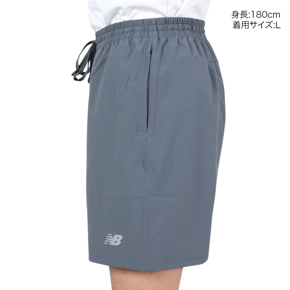 New Balance Sport Essentials inner GT Shorts, 7-inch (no layer) (MS41234), Men's (Graphite)