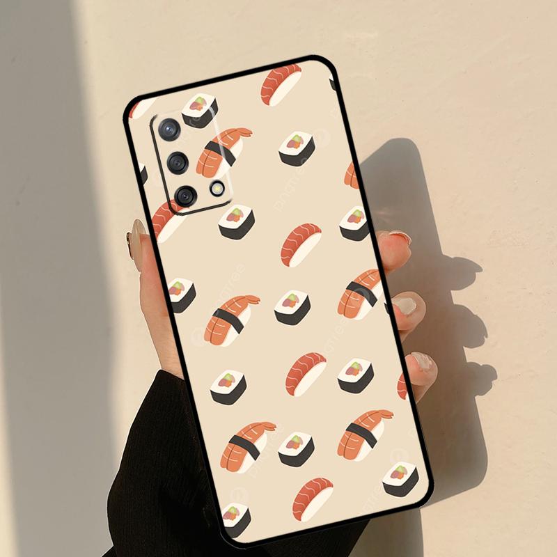 Japanische Sushi Essenshülle Für Oppo A80 A60 A40 A15 A16 A17 A57 A94 A74 A54 A76 A96 A18 A38 A58 A78 A98 A6 A5 Pro