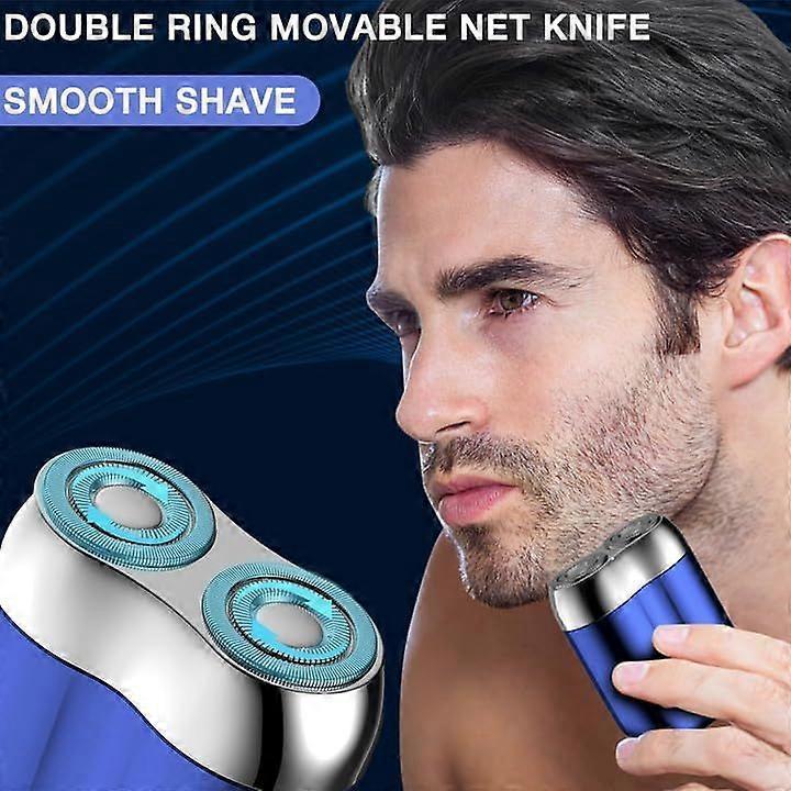 2026 Latest Model Gradientiscolor 2026 New Upgrade Pocket Shaver USB Mini Shavers, Wet and Dry Use, Rechargeable Waterproof Compact Electr