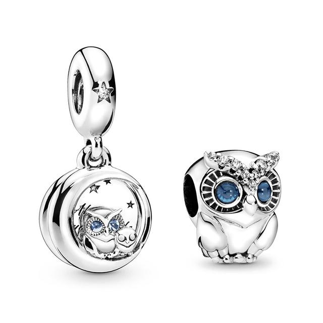 

2 шт./лот, подвеска высокого качества с совой, лисой и дельфином, подходит для браслетов-подвесок «сделай сам», ожерелья для женщин, детей, мужчин, ювелирные аксессуары