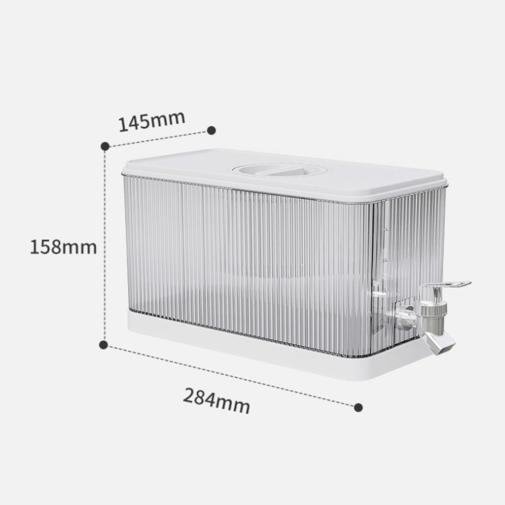 3L/4,5L Eiskaltes Getränke-Spender Kühlgetränke-Spender Behälter mit Hahn Große Kapazität für Heimküche Restaurant