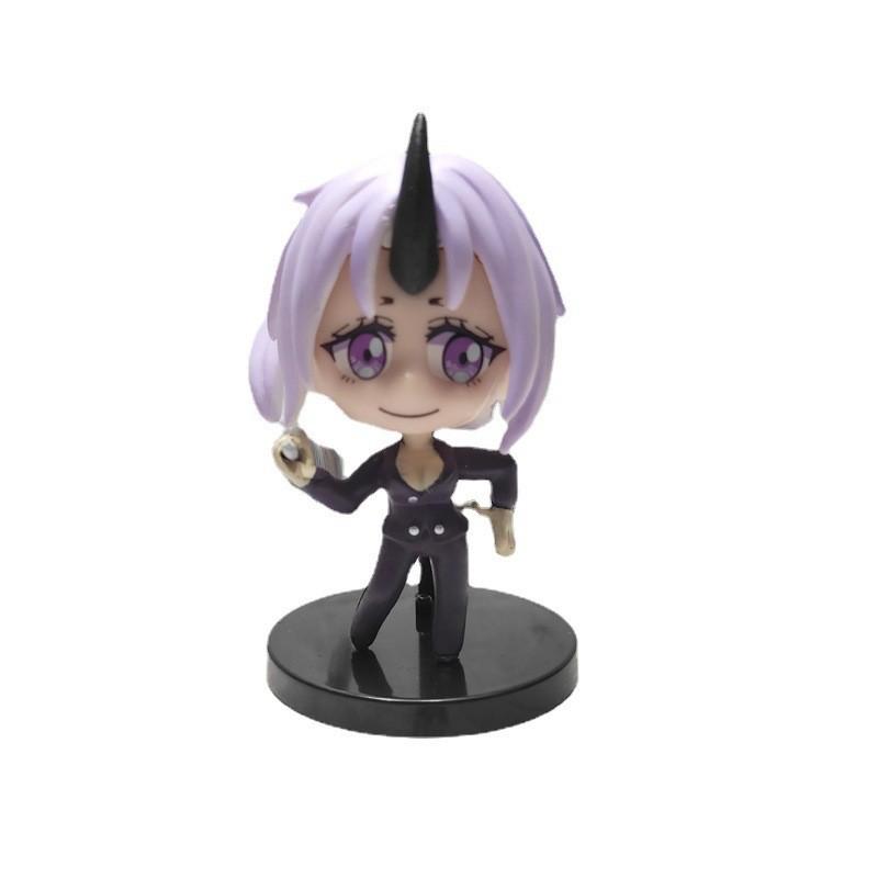 6Pcs Anime Tensei Shitara Slime Datta Ken Rimuru Tempest Tensei Otherworlder Benimaru Shuna Shion Set Model Toy Gift Collection