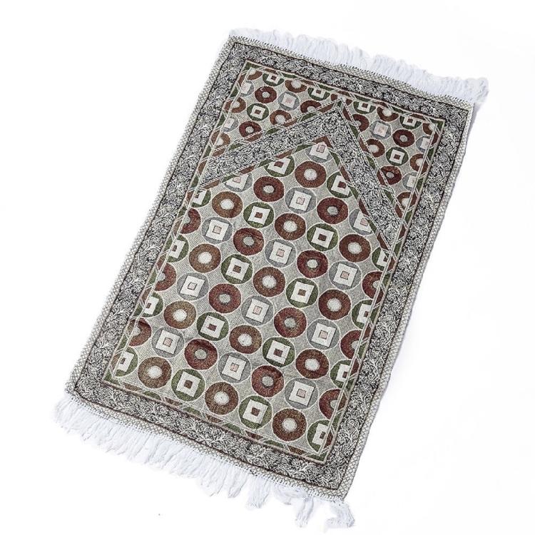 Muslims Prayer Mat with Tassels Portable Travel Prayings Rugs for Middle Eastern