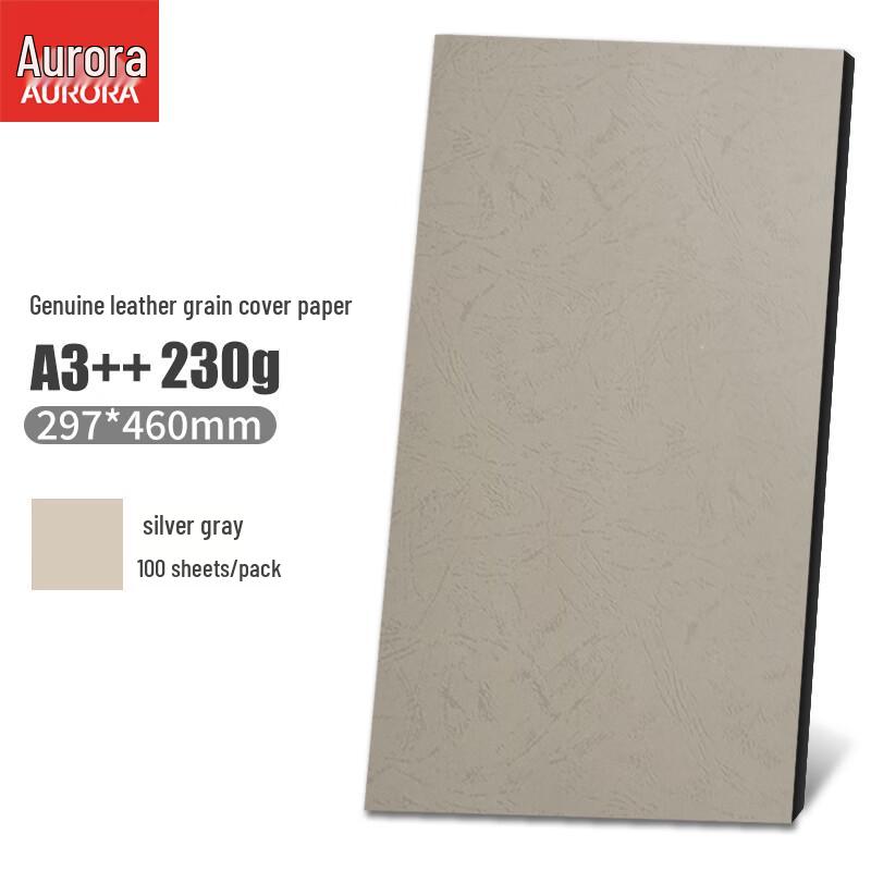 Aurora Genuine Leather Texture Cover Paper, 100 Sheets CN Plug (adapter Included)