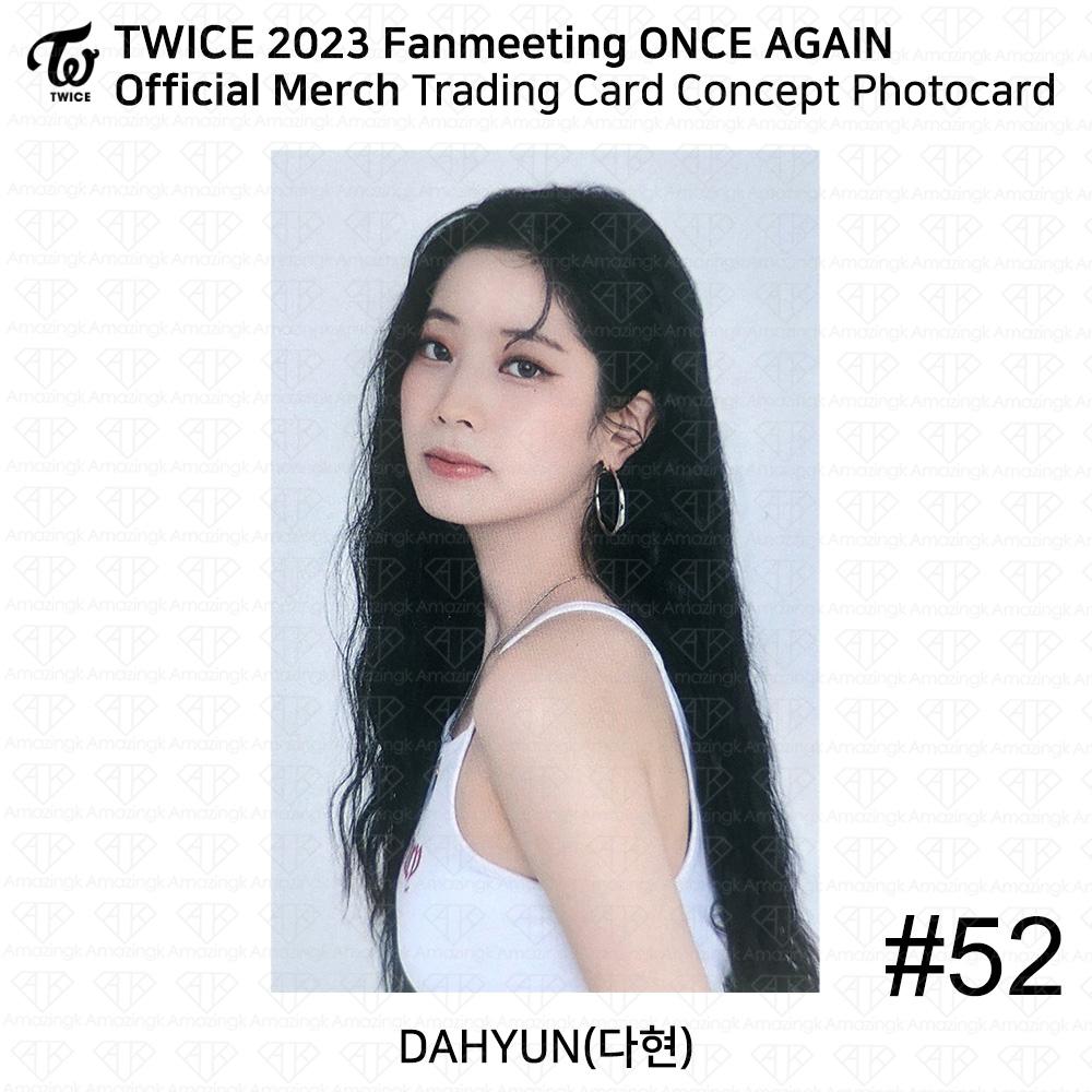 Twice 8. Jahrestag ONCE AGAIN Fanmeeting Pop-up MD Sammelkarte Fotokarte