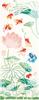 Miyamoto Kenema Japanese Hand Chusen Goldfish and Lotus Goldfish Interior Display 50046 Towel, Print, Design, Tapestry, 36x90cm,