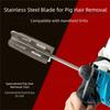 Stainless Steel Hog Hair Scraper Manual Livestock Dehairing Tool Pork Hair Remover  For Sheep