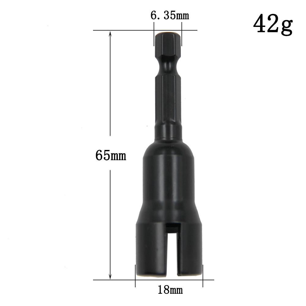 Butterfly Screws Bolt Socket Wrench Hex Shank Drill Adapter Wing Nut Driver For Power Tool Slotted Electric Screwdriver Sleeve