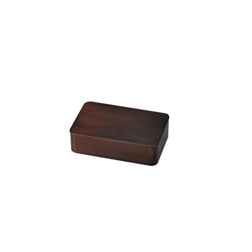 Tatsumiya Wood-Grain Lacquered Lunch Box, Single-Tier, Tochigi Wood Grain, 800mm X 30469mm