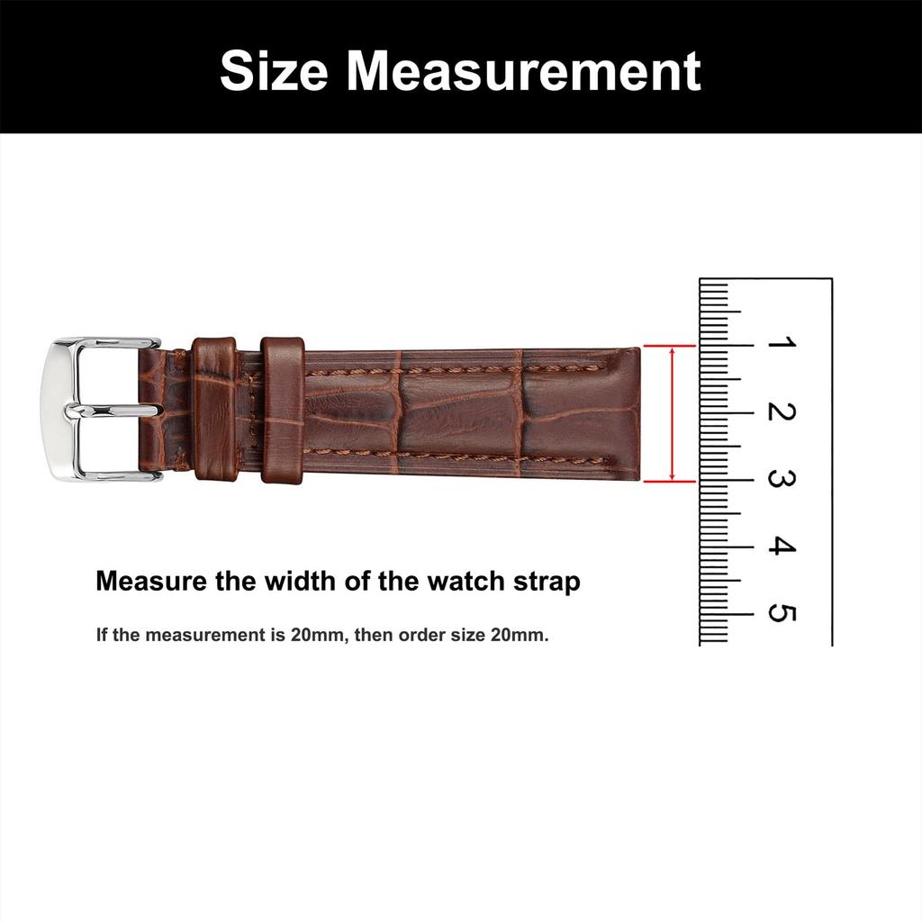 WOCCI Stainless Steel Spring Bars for Watch and 14mm Set of 8 Straps, 1.5mm Diameter, 1.8mm Diameter, Diameter,