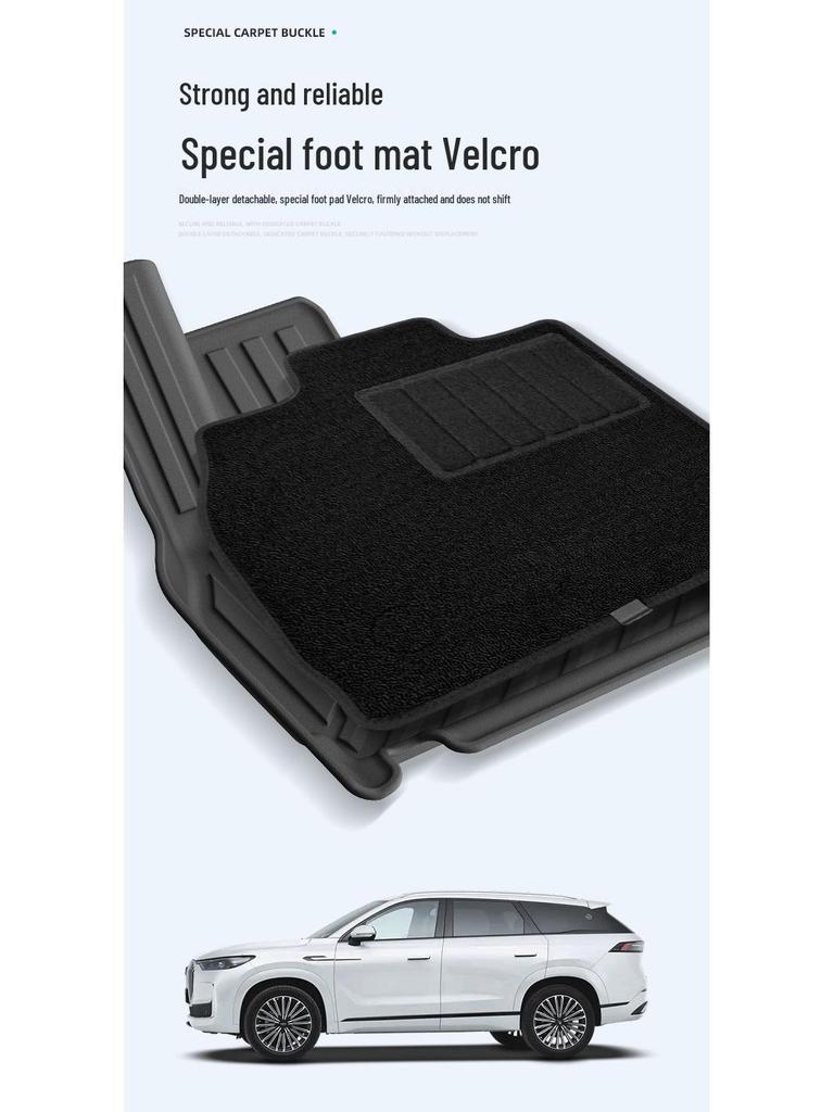 Custom TPE Floor Mats and All-Weather Trunk Mats for 26 Chery Tiggo 9X Cars